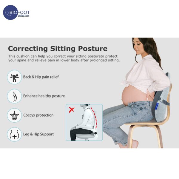 Biofoot Comfortable Breathable Memory Foam Back Support - Image 7