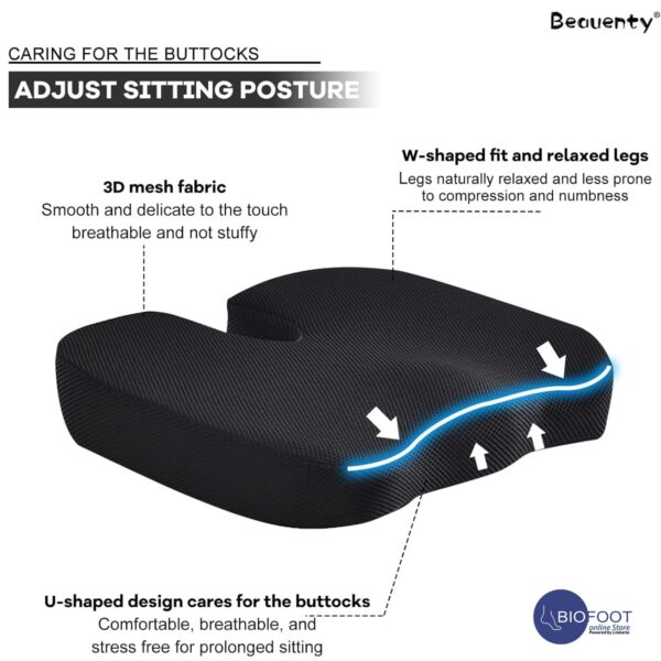 Biofoot U Shape Coccyx Gel Cushion - Image 2