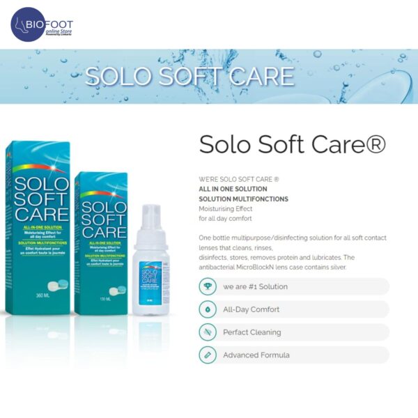 Solo Soft Care Lens Solution 60 ML - Image 2