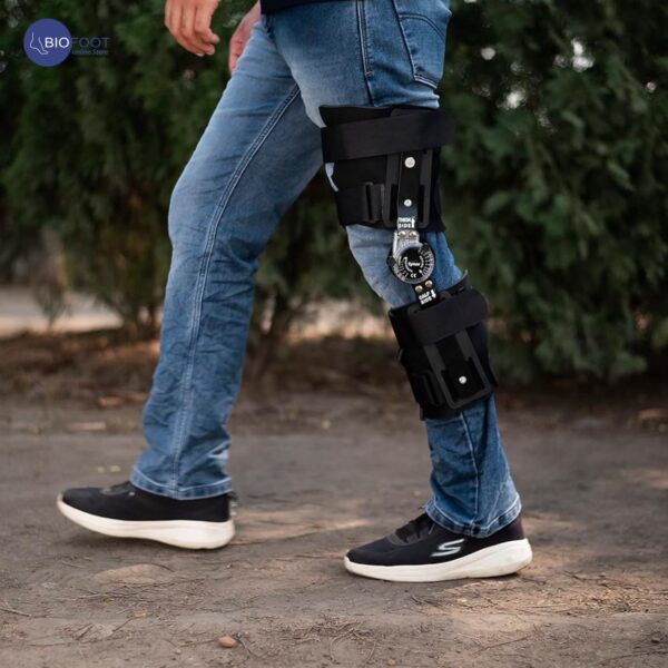 Tynor R.O.M. Knee Brace 18"/46cm Black Universal Size 1 Unit D-10 - Image 6