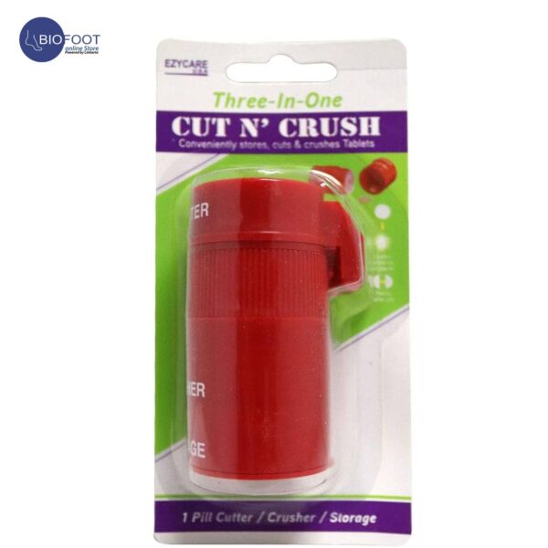 EzyCare 3 in 1 Cut N' Crush Pill Storage 17825