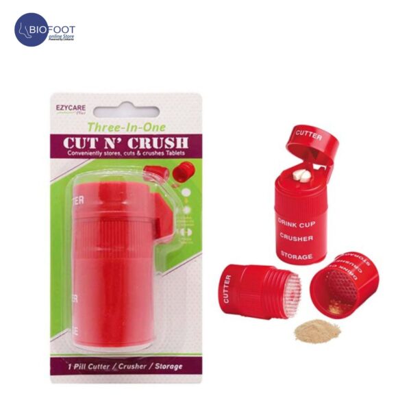 EzyCare 3 in 1 Cut N' Crush Pill Storage 17825 - Image 3