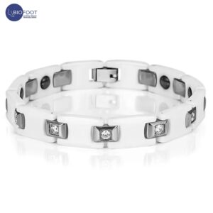 Duddoo Magnetic Bracelet D-9066 White Silver