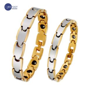 Duddoo Magnetic Bracelet D-1010 Chrome Gold