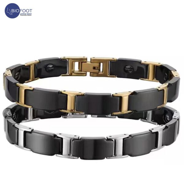 Duddoo Magnetic Bracelet D-9022 Black Gold