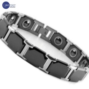 Duddoo Magnetic Bracelet D-9022 Black Silver