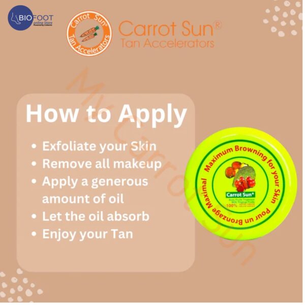 Carrot Sun  Tropical Fruits Tanning Cream 350 ml - Image 3