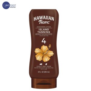 Hawaiian Tropic Sunscreen Protective Dark Tannning Sun Care Sunscreen Lotion - SPF 4, 8Oz