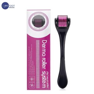 Derma Roller Pro Grip Tools  0.5mm with 540 Titanium Needles : Skin Rejuvenation, Hair Growth, and Cellulite Reduction - Pain-Free Treatment for Thicker, Elastic Skin and Fuller Hair Pack of 1