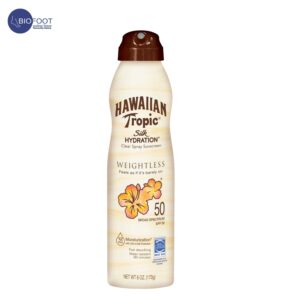 Hawaiian Tropic Silk Hydration Weightless Continous Spray Sunscreen SPF 50 170g