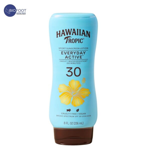 Hawaiian Tropic Sports Sunscreen Lotion Everyday Active, SPF 30 236ml