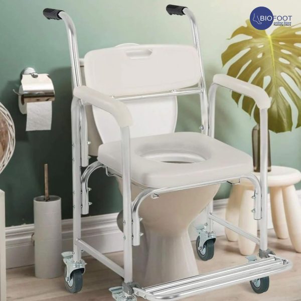 Euromed Bathroom Chair with Small Wheels 8961L - Image 6