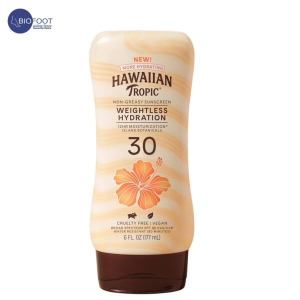 Hawaiian Tropic Weightless Hydration Lotion SPF 30, 177ml