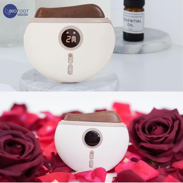 TechLove Rechargeable Gua Sha Facial Massager with a Powerful 1000 mAh Battery, Heat, Vibration, Red Light Therapy. Face & Neck Sculpting Tool to Lift, Reduce Wrinkles, Puffiness, Anti-Aging for Radiant Skin
جهاز غواشا الإلكتروني للوجه والعنق - Image 2