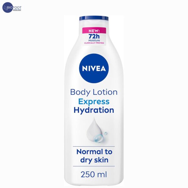 NIVEA Body Lotion Normal & Dry Skin, Express Hydration Sea Minerals, 250ml