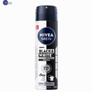 NIVEA MEN Antiperspirant Spray for Men, Black & White Invisible Protection Original, 150ml