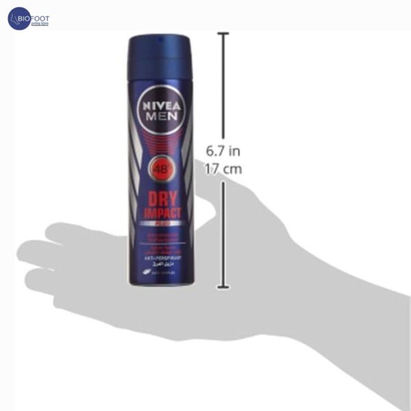 Nivea Men Dry Impact Skin Friendly 48h Dual Protect 150ml - Image 2
