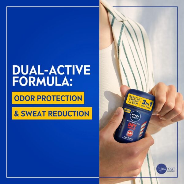 NIVEA Men Dry Impact 48H Deodorant Stick 50ml - Image 4
