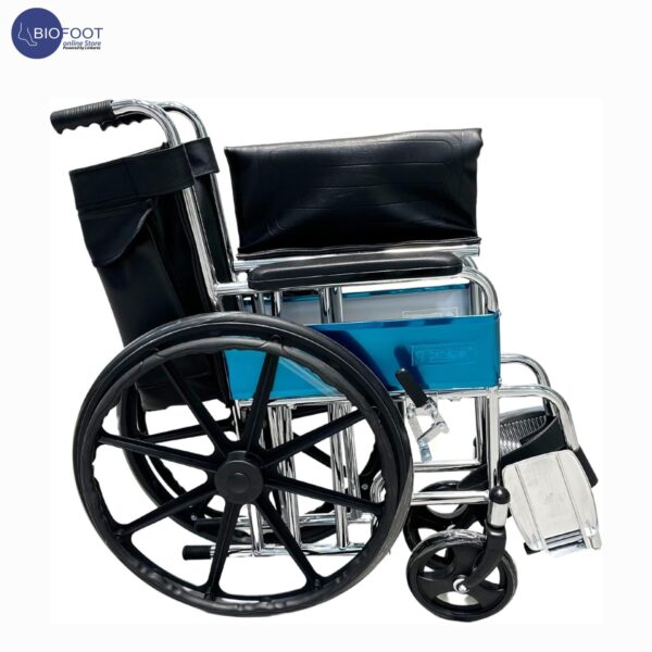 Euromed 809B Wheelchair Stainless Steel - Image 4