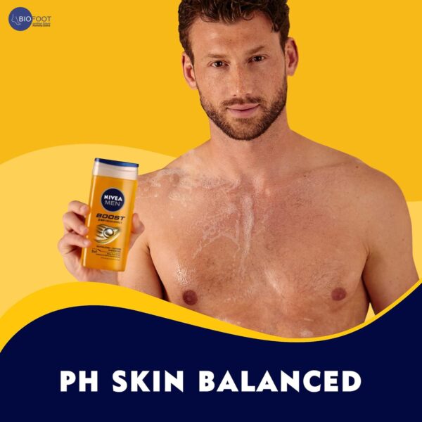 Nivea Men Shower Gel Boost 250 ML - Image 2