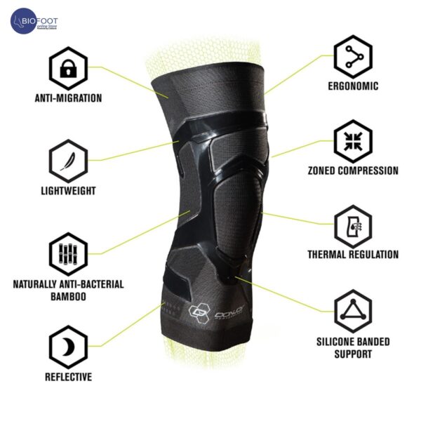 Compex Trizone Knee Brace Black - Image 6