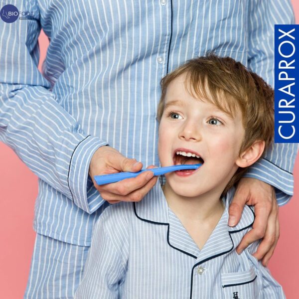 Curaprox Kids Strawberry Zero Fluoride Toothpaste 60ml - Image 5