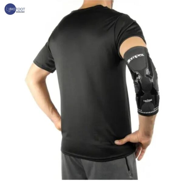 Compex Trizone Pro Compression Sleeve With Bands Of Support Black - Image 5