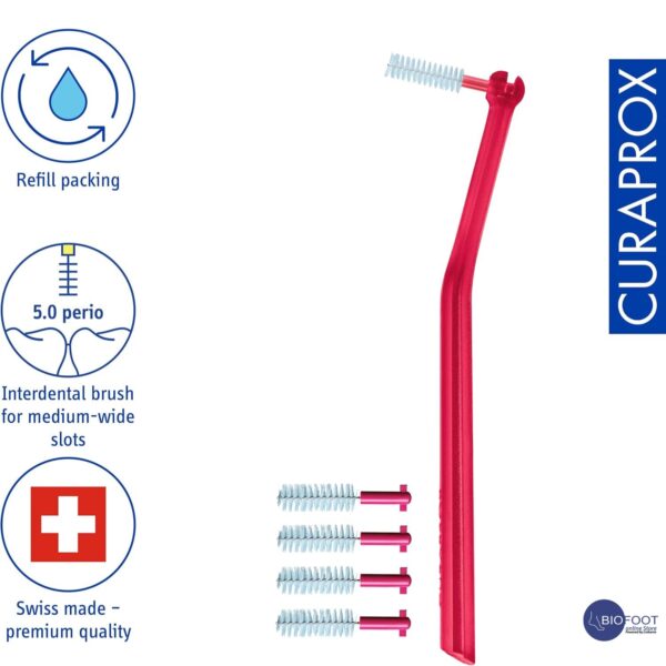 Curaprox PerioPlus+ CPS 405+UHS 451 Cherrypink Holder - Image 2