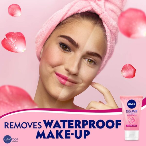NIVEA Rose Care Micellar Face Wash offer pack 2pcs of 150ml - Image 2