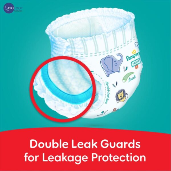 Pampers Pants Rash Protection with Aloe Vera Lotion Size 5 12-18 22 Pants - Image 4