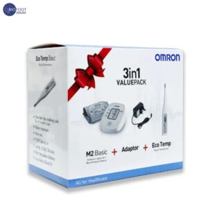 OMRON M2 BASIC + Adaptor + Eco Temp 3in1 Valuepack