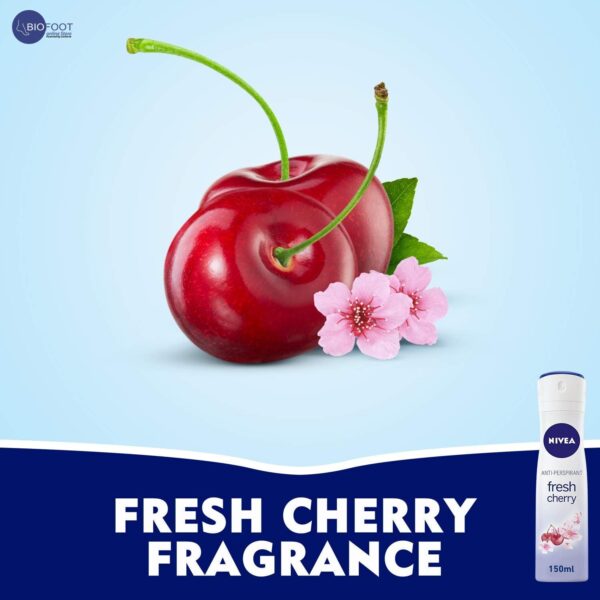 Nivea Deodorant Spray Fresh Cherry 150 ML - Image 2