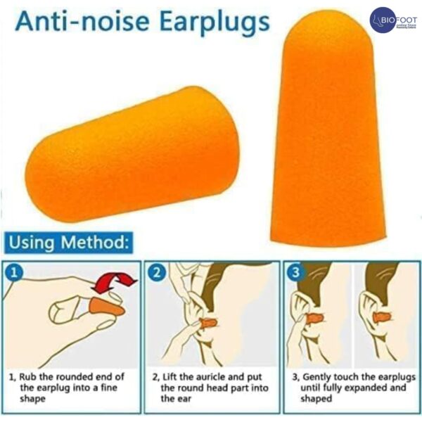Ezycare Comfort Foam Ear Plugs with String 10049 - Image 3