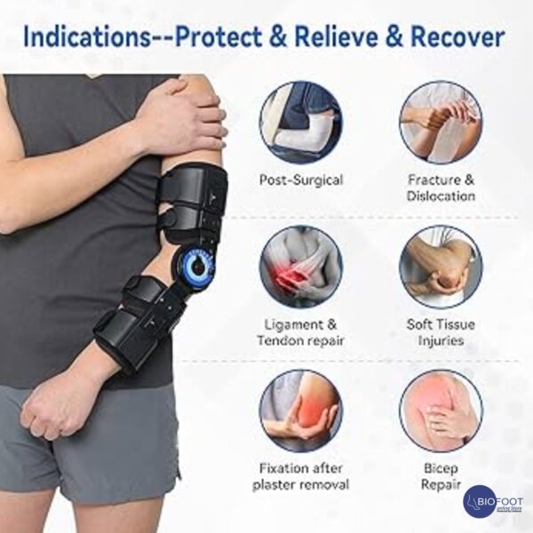 Elife Orthopedic ROM Elbow brace with Sling Lift E-EL093 - Image 4
