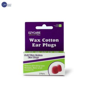Ezycare Plus Wax Cotton Ear Plugs 2pair