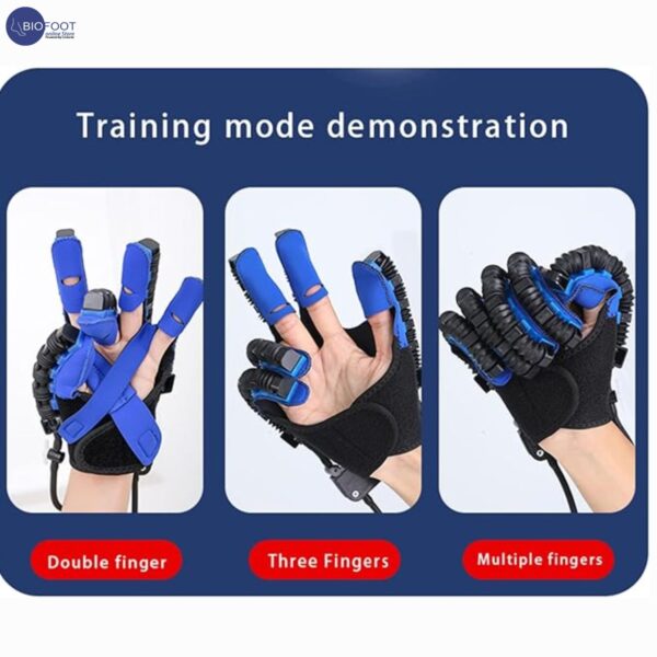 Robot Gloves Hand Rehabilitation Automatic Finger Robot Stroke Hand Exerciser Hemiplegia Devices Physiotherapy Infarction Device Per Peice - Image 4