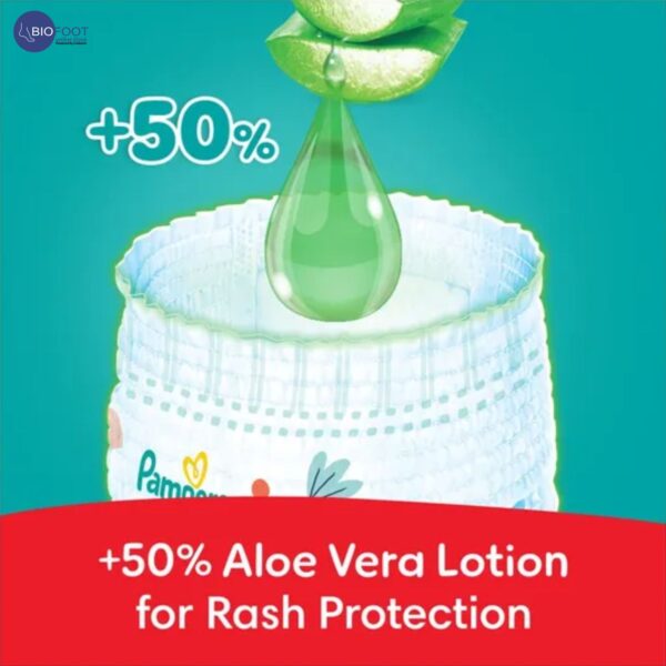 Pampers Pants Rash Protection with Aloe Vera Lotion Size 4, 9-14 kg 24 Pants - Image 4