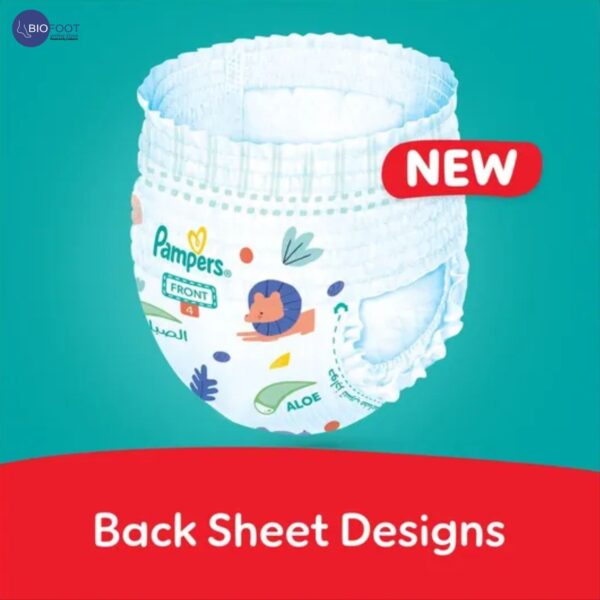 Pampers Pants Rash Protection with Aloe Vera Lotion Size 4, 9-14 kg 24 Pants - Image 3