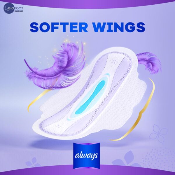 Always All In One Ultra Thin, Night Sanitary Pads With Wings, 12 - Image 4