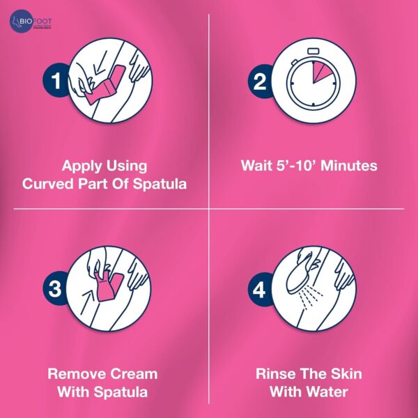 Veet Pure Legs and Body Hair Removal Cream for Sensitive Skin  100ml - Image 5