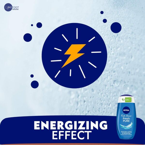 NIVEA Fresh Shower Gel Fresh Pure with Vitamins 250ml - Image 3