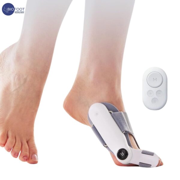 Electric Bunion Corrector, Wireless Big Toe Straightener | 5 Smart Dynamic Air Pressure Training Modes for Hallux Valgus, Adjustable Orthopedic Bunion Brace, Hammer Toe Splint for Pain Relief, 1pc L/R, 500mAh Battery | MONE CorrStage Pro-21-A