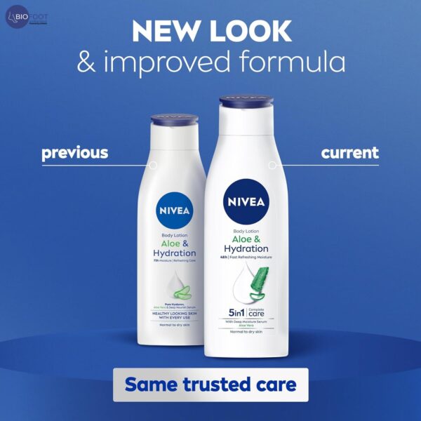 Nivea Aloe & Hydration 48H 250ml - Image 3