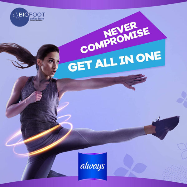 Always All In One Ultra Thin, Night Sanitary Pads With Wings, 12 - Image 3