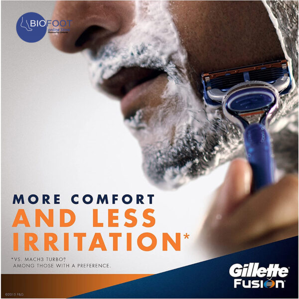 Gillette Fusion 5 Smooth Long Lasting Shave 2 Pcs - Image 3
