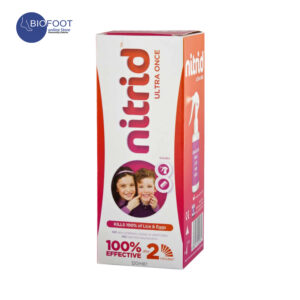 Nitrid All-In-One Head Lice Treatment Spray & Comb, 100% Effective, Kills Nits & Eggs, Includes Spray 120ml & Nit Comb