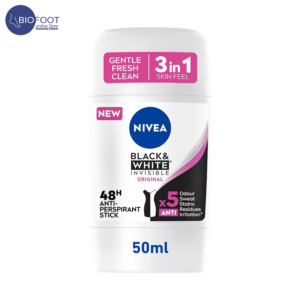NIVEA Men Blak & White Invisible Original 48H Deodorant Stick 50ml