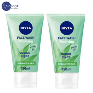 NIVEA Ocean Algae Purifying Face Wash offer pack 2pcs of 150ml