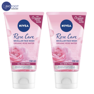 NIVEA Rose Care Micellar Face Wash offer pack 2pcs of 150ml