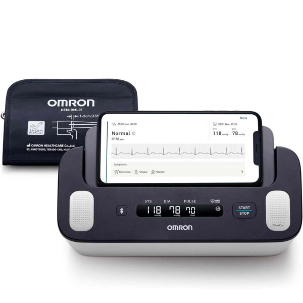 Omron Complete Automatic Upper Arm Blood Pressure Monitor + ECG (HEM-RML31) - Image 7